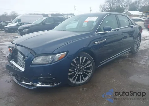 2017 Lincoln Continental Select z USA, uszkodzony, nr VIN 1LN6L9TP7H5600944